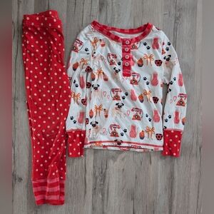 Matilda Jane Red and White Kids Pajamas